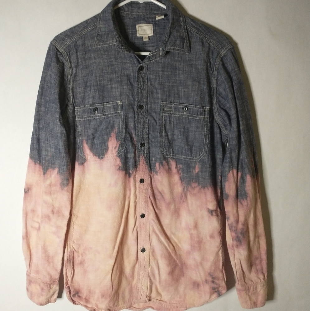 Handmade tie dye Haggar button up size small